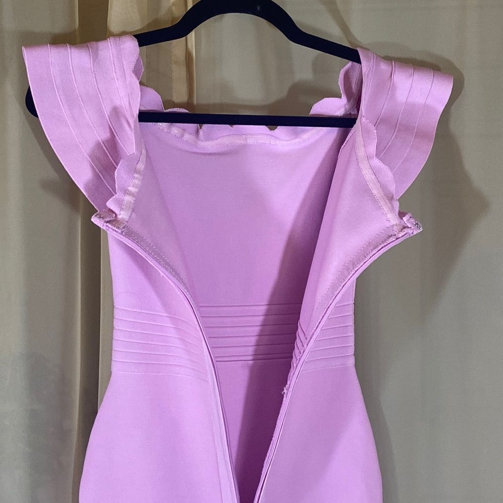 Super Stretch Women Pale Pink Color Dress Size XS - Picture 16 of 16